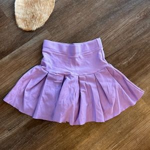 Dolls Kill purple skirt with built in shorts